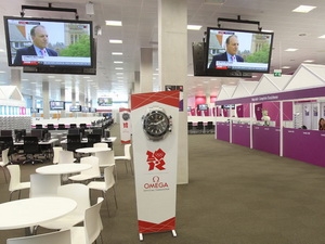 Ouverture du Centre principal de presse des J O de Londres